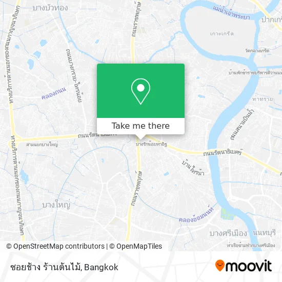 ซอยช้าง ร้านต้นไม้ map