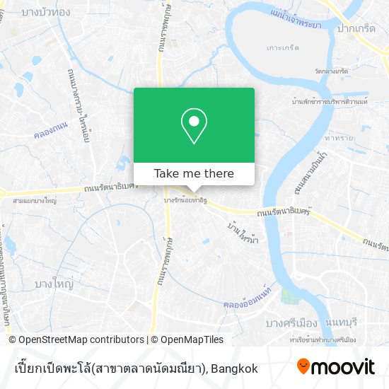 เปี๊ยกเป็ดพะโล้(สาขาตลาดนัดมณียา) map