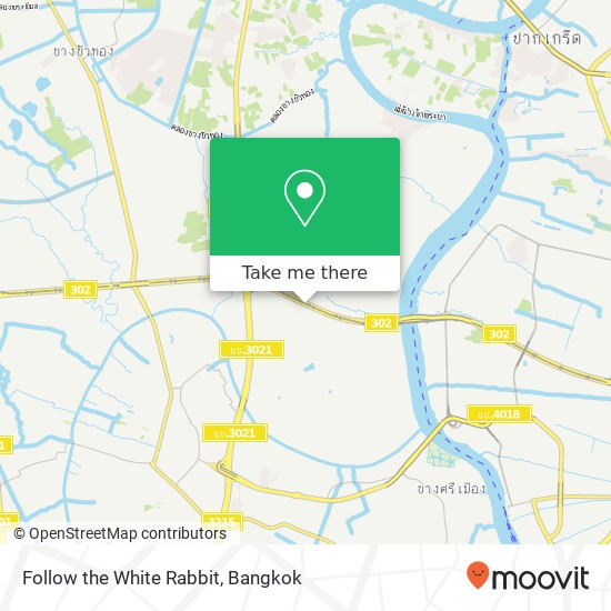 Follow the White Rabbit map