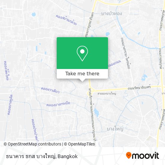 ธนาคาร ธกส บางใหญ่ map