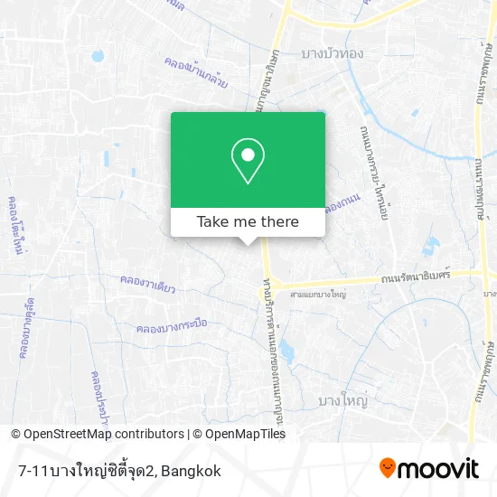 7-11บางใหญ่ซิตี้จุด2 map