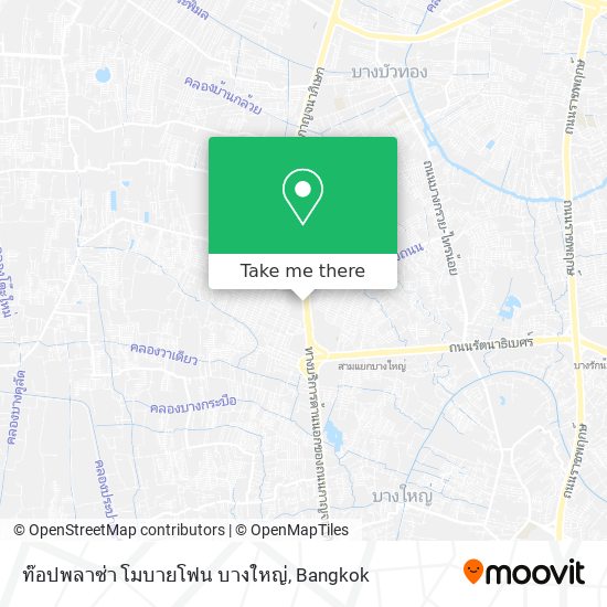 ท๊อปพลาซ่า  โมบายโฟน บางใหญ่ map