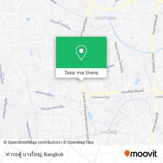 ท่ารถตู้ บางใหญ่ map