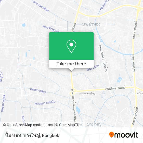 ปั้ม ปตท. บางใหญ่ map