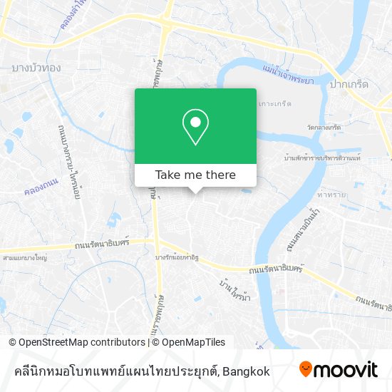 คลีนิกหมอโบทแพทย์แผนไทยประยุกต์ map