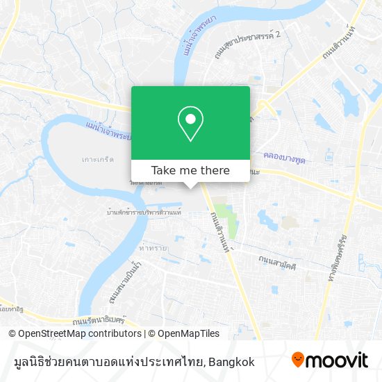 มูลนิธิช่วยคนตาบอดแห่งประเทศไทย map