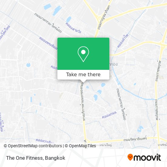 The One Fitness map