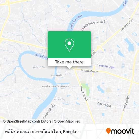 คลินิกหมอนภาแพทย์แผนไทย map