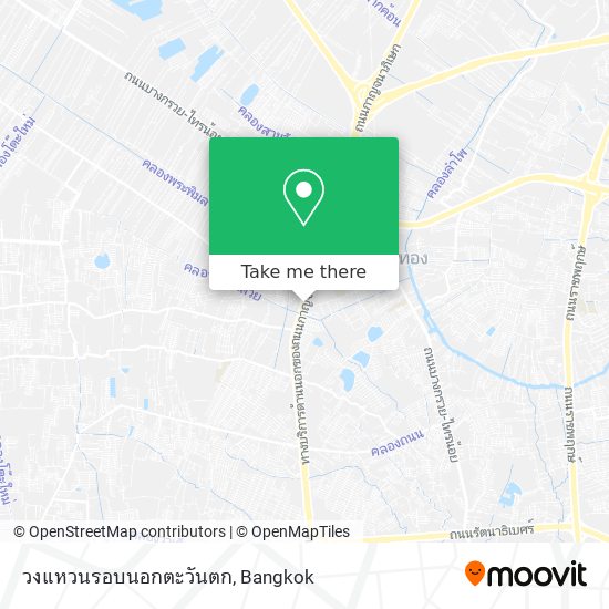 วงแหวนรอบนอกตะวันตก map