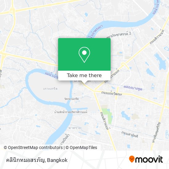 คลินิกหมอสรภัญ map