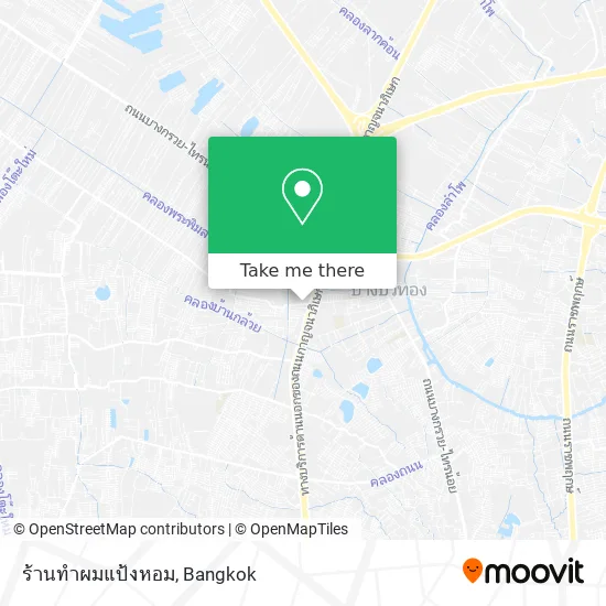 ร้านทำผมแป้งหอม map