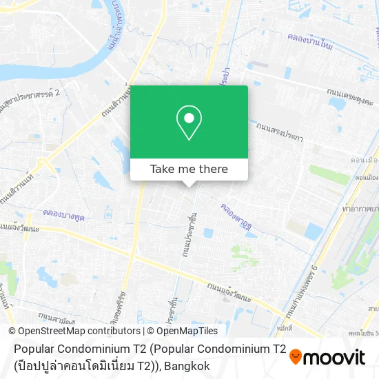 Popular Condominium T2 (Popular Condominium T2 (ป็อปปูล่าคอนโดมิเนี่ยม T2)) map