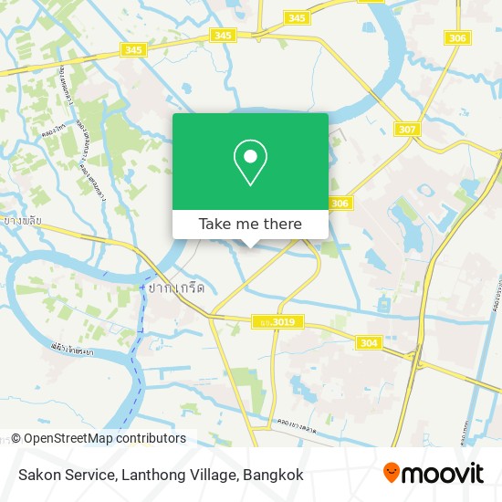 Sakon Service, Lanthong Village map