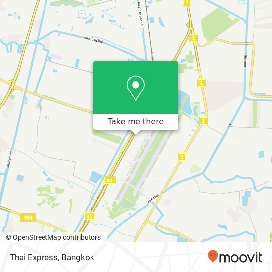 Thai Express map