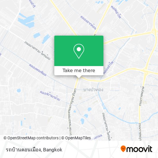 รถบ้านดอนเมือง map