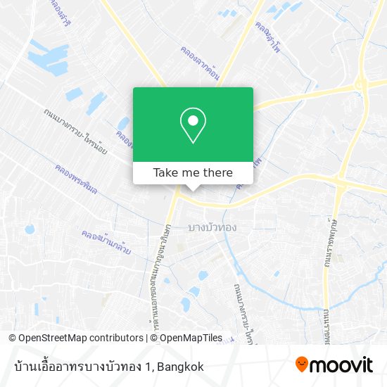 บ้านเอื้ออาทรบางบัวทอง 1 map