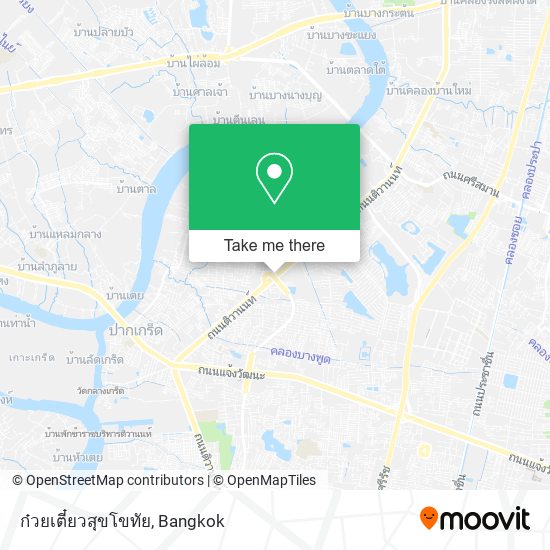 ก๋วยเตี๋ยวสุขโขทัย map