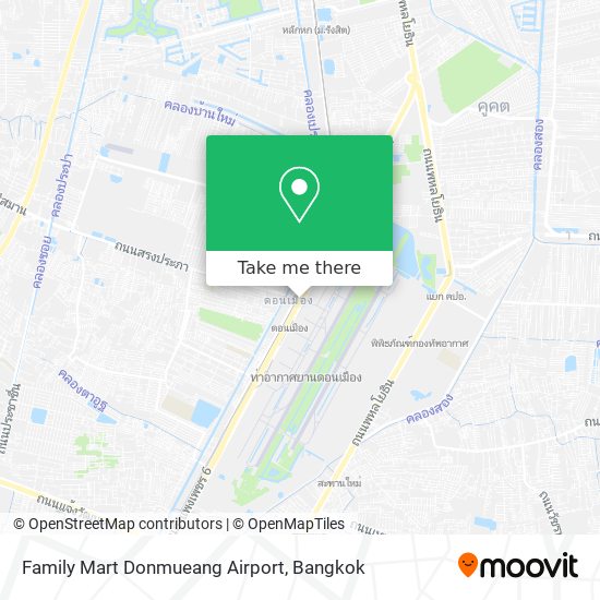 Family Mart Donmueang Airport map