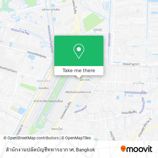 สำนักงานปลัดบัญชีทหารอากาศ map