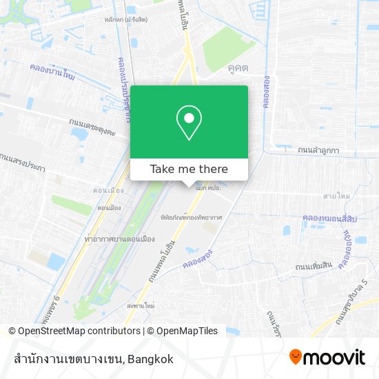 สำนักงานเขตบางเขน map