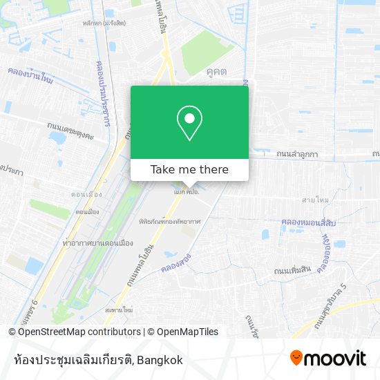 ห้องประชุมเฉลิมเกียรติ map