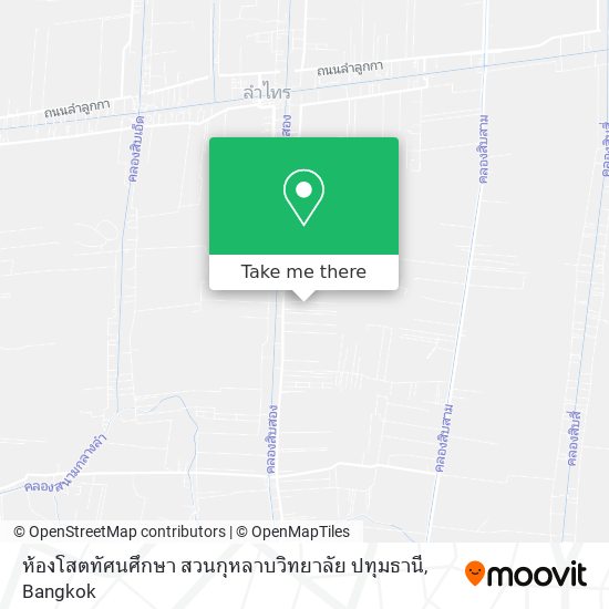 ห้องโสตทัศนศึกษา สวนกุหลาบวิทยาลัย ปทุมธานี map