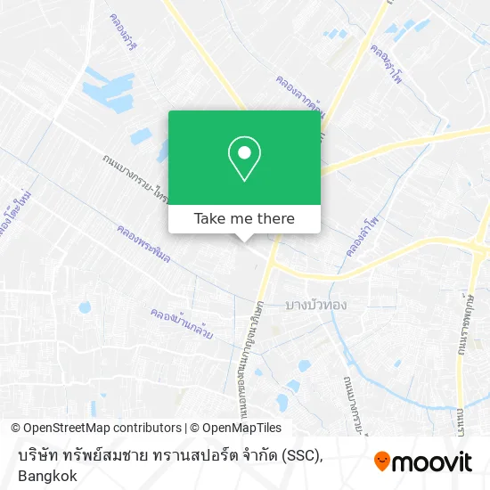 บริษัท ทรัพย์สมชาย ทรานสปอร์ต จำกัด (SSC) map