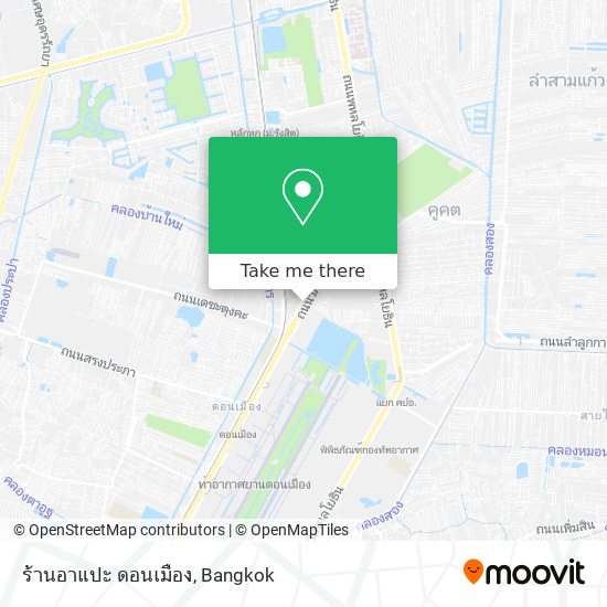 ร้านอาแปะ ดอนเมือง map