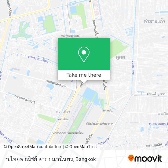 ธ.ไทยพาณิชย์ สาขา ม.ธนินทร map
