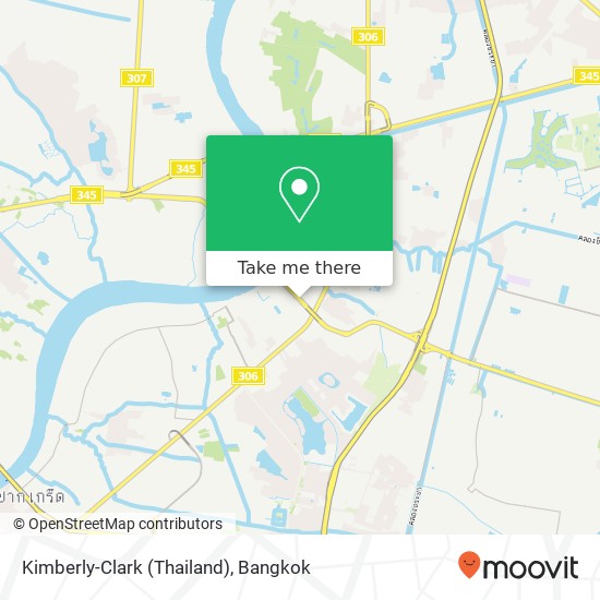 Kimberly-Clark (Thailand) map