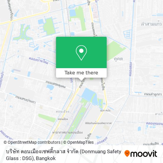 บริษัท ดอนเมืองเซฟตี้กลาส จำกัด (Donmuang Safety Glass : DSG) map