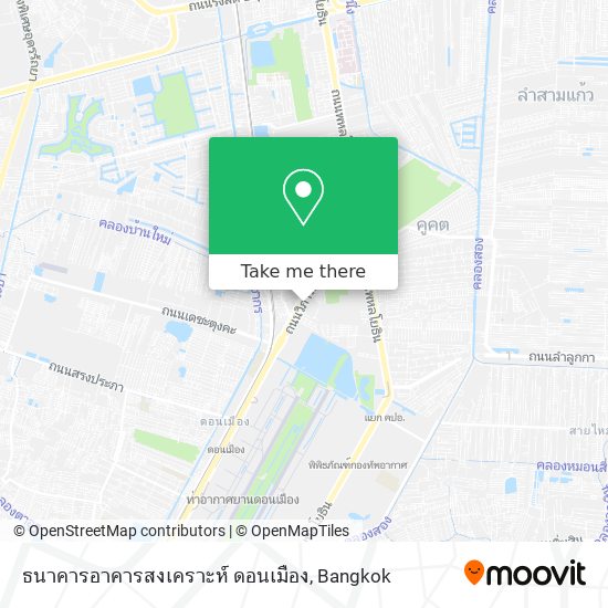 ธนาคารอาคารสงเคราะห์ ดอนเมือง map