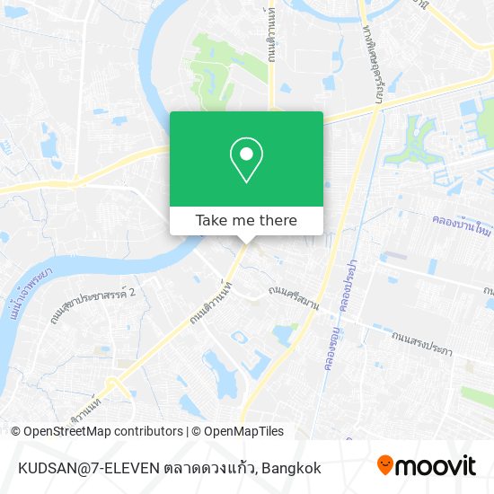 KUDSAN@7-ELEVEN ตลาดดวงแก้ว map