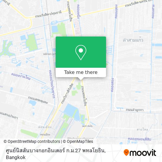 ศูนย์นิสสันบางกอกอินเตอร์ ก.ม.27 พหลโยธิน map