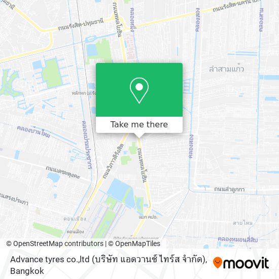 Advance tyres co.,ltd (บริษัท แอดวานซ์ ไทร์ส จำกัด) map