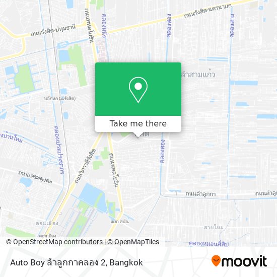 Auto Boy ลำลูกกาคลอง 2 map