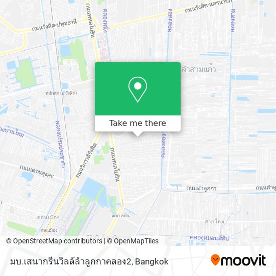 มบ.เสนากรีนวิลล์ลำลูกกาคลอง2 map