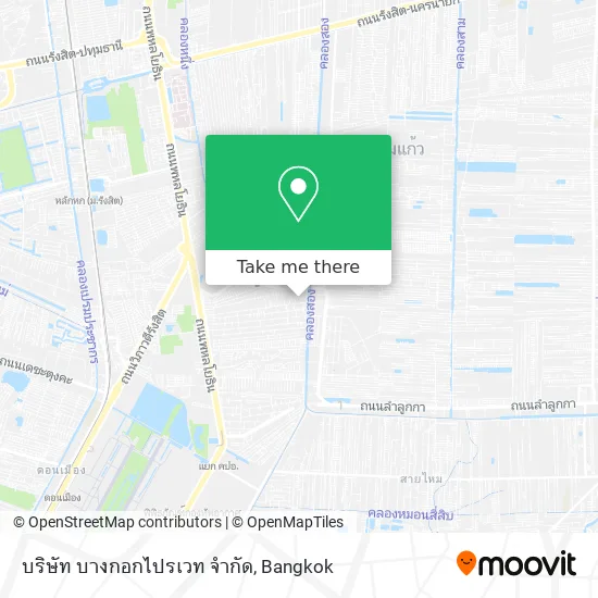 บริษัท บางกอกไปรเวท จำกัด map