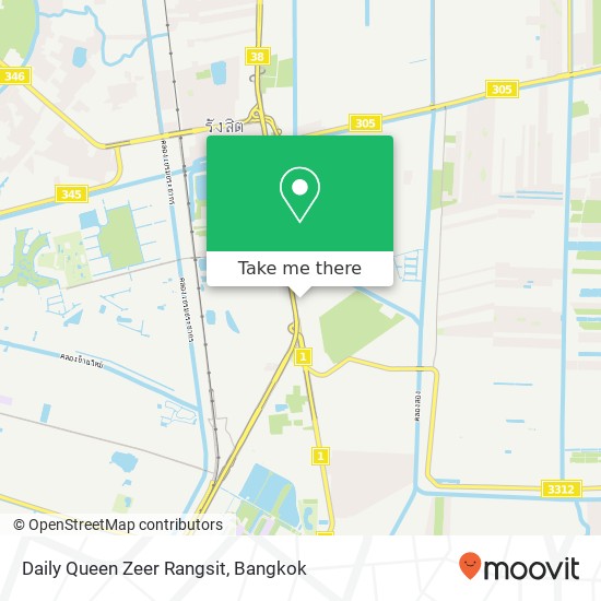 Daily Queen Zeer Rangsit map