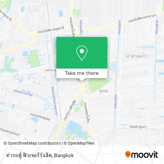 ท่ารถตู้ ฟิวเจอร์รังสิต map