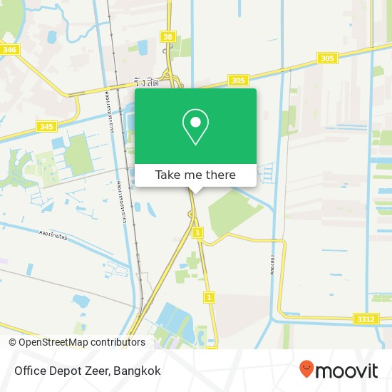 Office Depot Zeer map