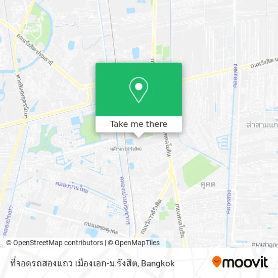 ที่จอดรถสองแถว เมืองเอก-ม.รังสิต map
