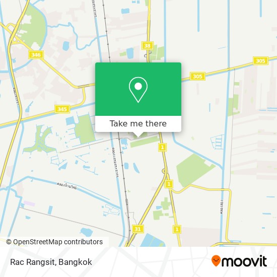 Rac Rangsit map