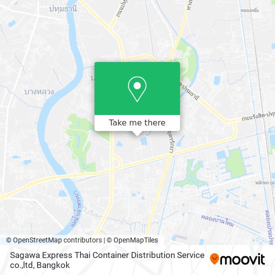 Sagawa  Express Thai Container Distribution Service co.,ltd map