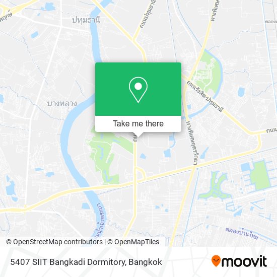 5407 SIIT Bangkadi Dormitory map