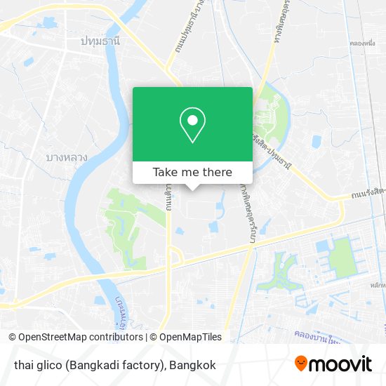 thai glico (Bangkadi factory) map