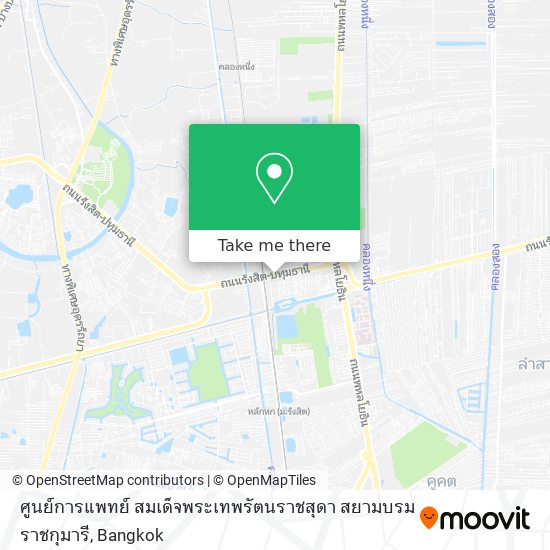 ศูนย์การแพทย์ สมเด็จพระเทพรัตนราชสุดา สยามบรมราชกุมารี map