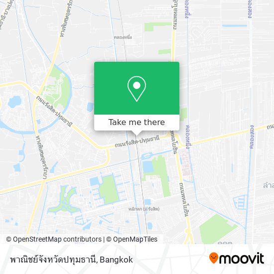 พาณิชย์จังหวัดปทุมธานี map