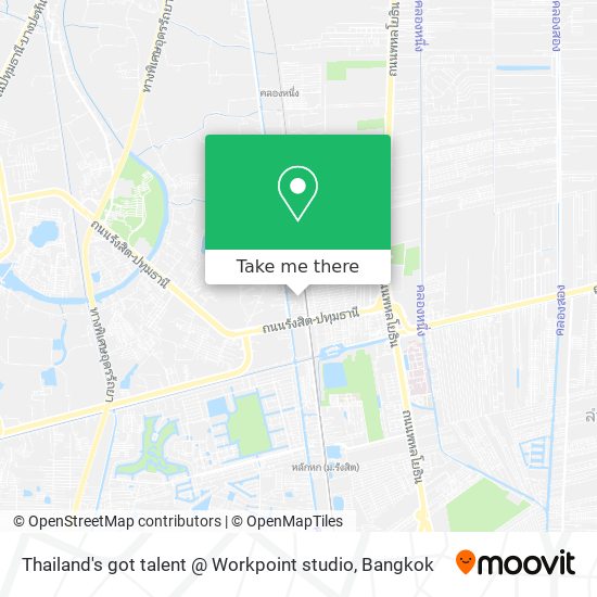 Thailand's  got talent @ Workpoint studio map