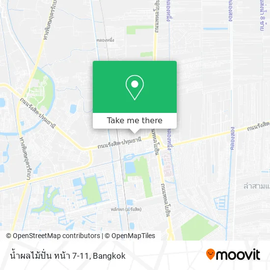 น้ำผลไม้ปั่น หน้า 7-11 map